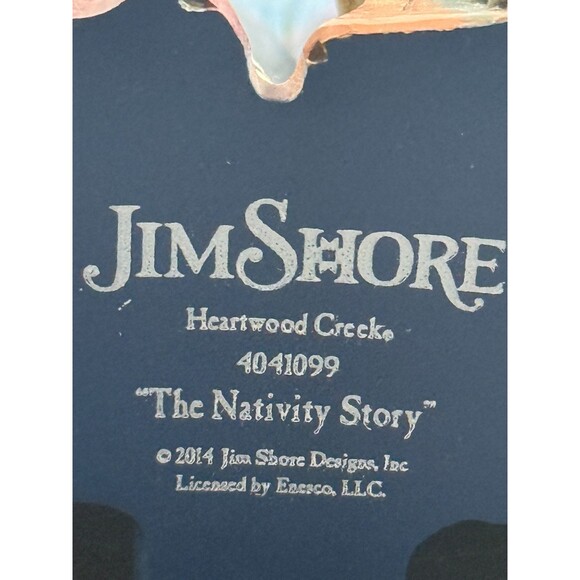 Jim Shore 2014 "The Nativity Story" Storybook Bethlehem Christmas NIB RETIRED - Picture 6 of 17
